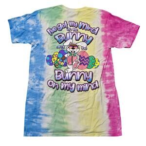 Buc-ee's 'I've Got My Mind on the Bunny' Tie-Dye Easter Short Sleeve T-Shirt